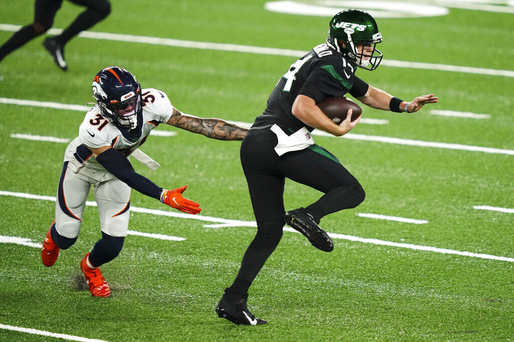 APTOPIX Broncos Jets Football